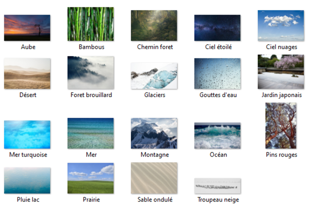 Fonds nature